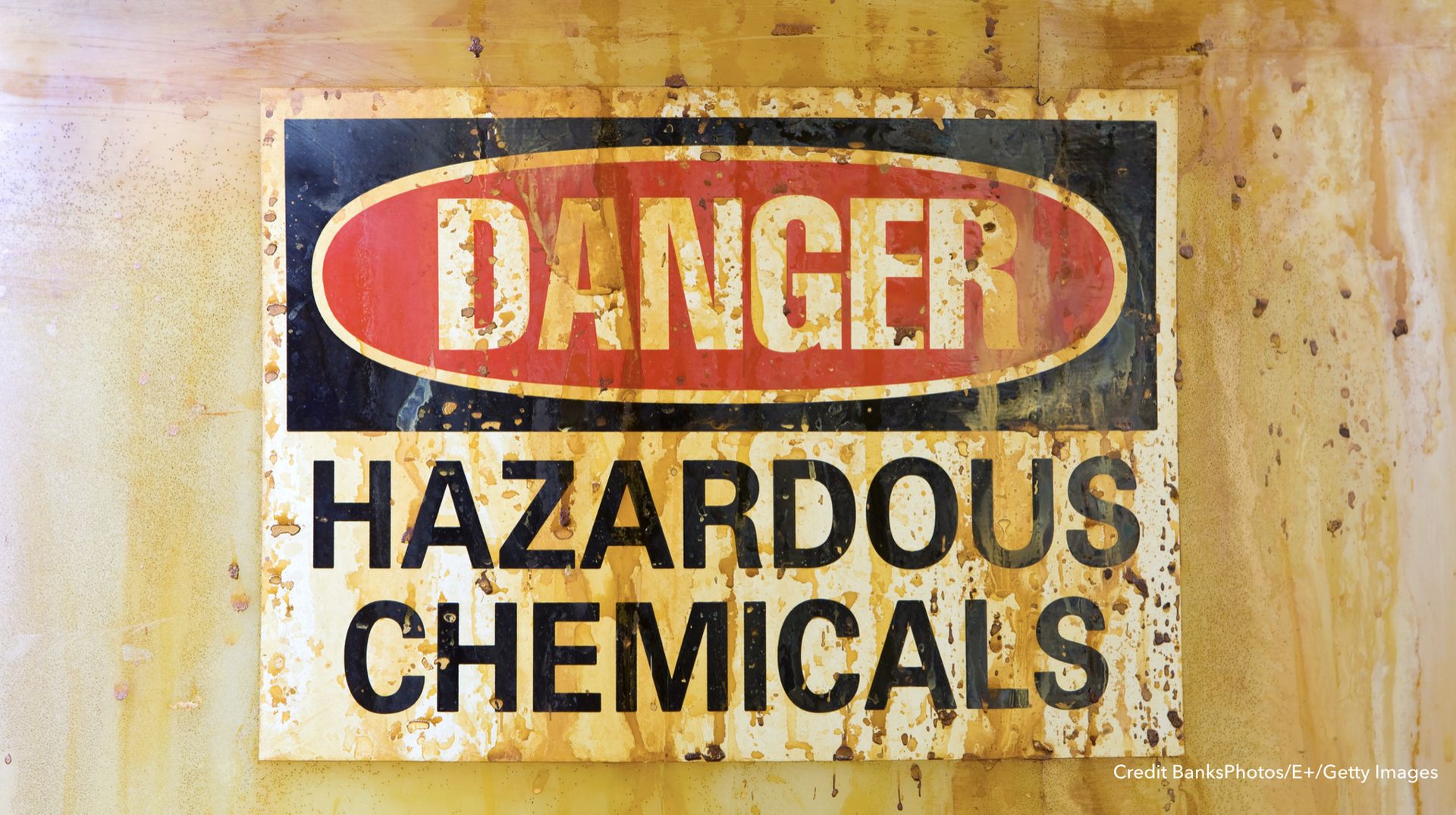Image: Danger. Hazardous chemicals.
