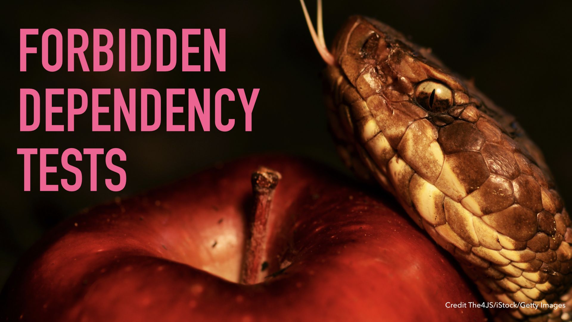 Slide text: Forbidden dependency tests.